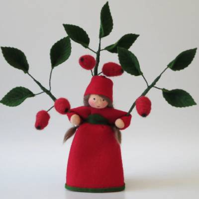 Hagebutte - Blumenkind - Jahreszeitentisch - Waldorf Art- Art.Nr. HE22