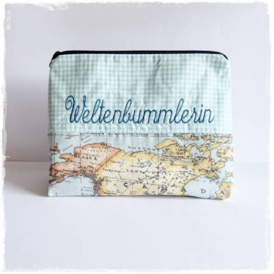 Kosmetiktasche * Weltenbummlerin *