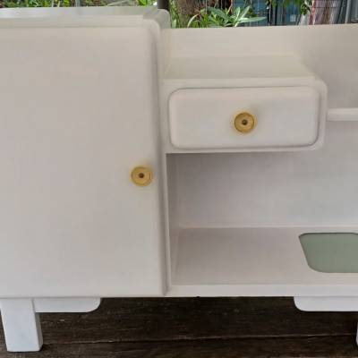 Kleines Flurschränkchen aus den 30er Jahren - jetzt im Shabby  Chic aus Berlin Grünau