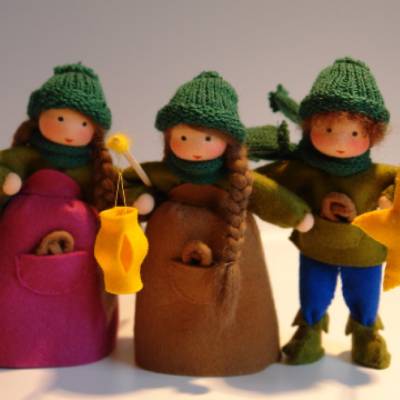 Laternenkind - Blumenkind - Jahreszeitentisch - Waldorf Art- Art.Nr. HE37