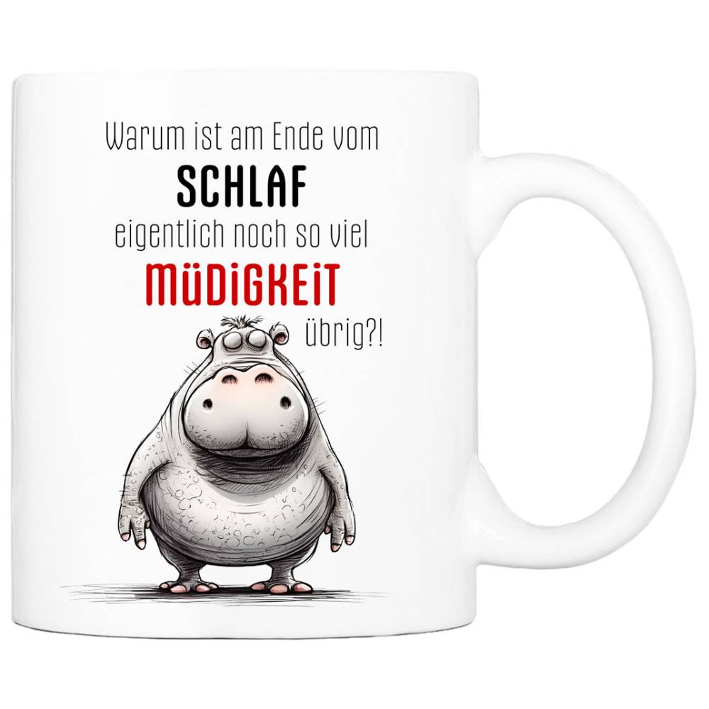 Tasse 'Schlaf & Müdigkeit'