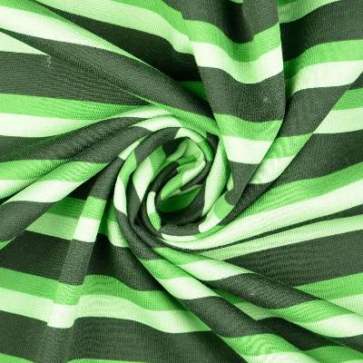 Sweat Streifen Stripes angeraut Grün Töne Oeko-Tex Standard 100(1m/14,-€)