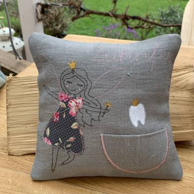 Zahnfeekissen // Zahnfee Kissen // Wackelzahn // Kuschelkissen
