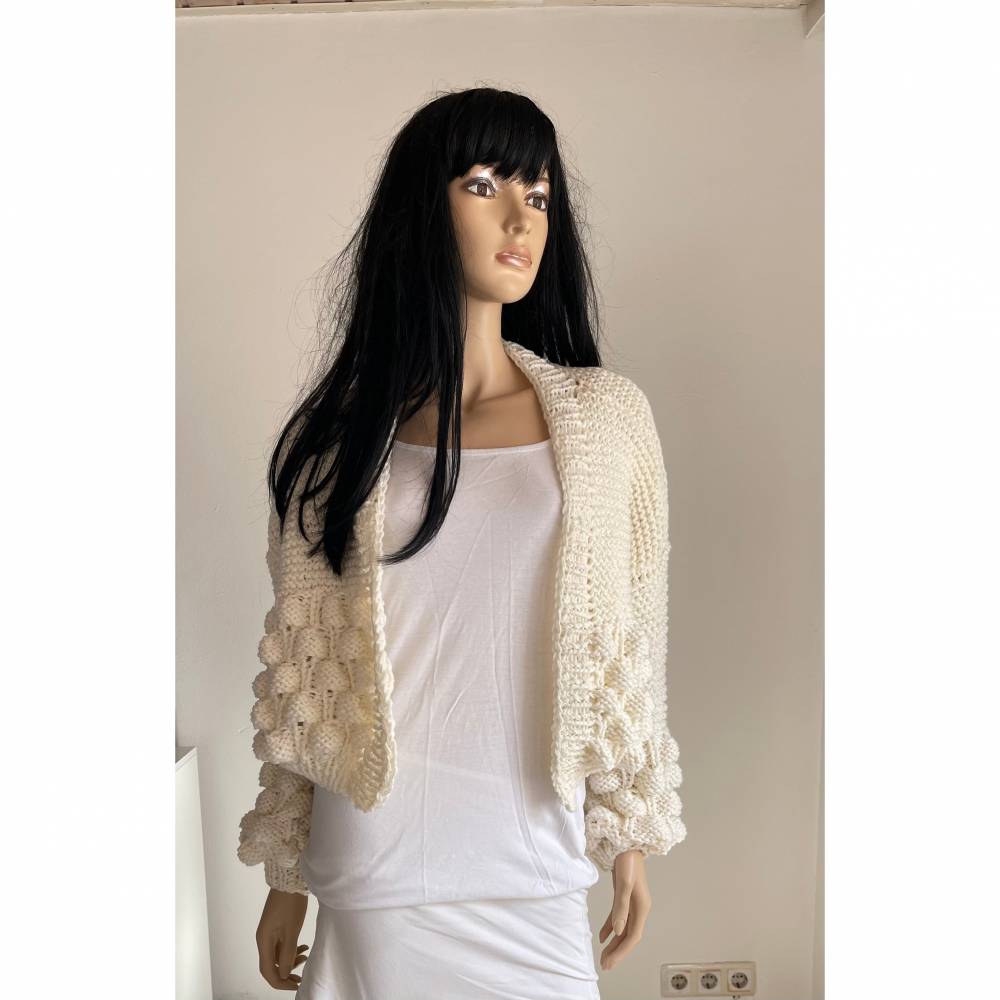 coat oversize strickmantel