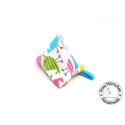 Schnullertasche * Pyramidentasche * Dreieckstasche * Vögel * verschiedene Größen