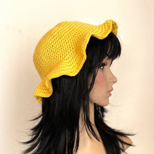 Blumen Hut, Beanie, Mütze, Häkel, Sommerhut, Strandhut, Hat!