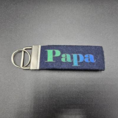 Schlüsselanhänger aus Filz Papa
