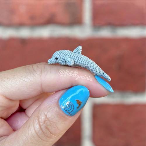 Gehäkelter Mini Delfin (Einzelstück)