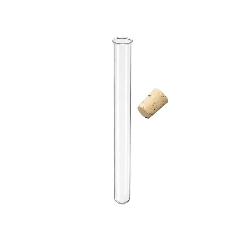 Dartue Reagenzglas mit Korken 15 PCS 30ml Reagenzgläser Kunststoff