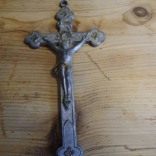 Kreuz Christus Kruzifix antik Brocante