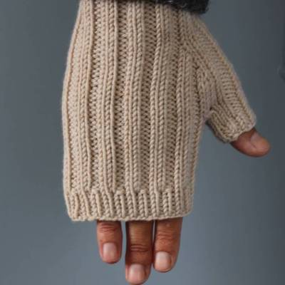 Anleitung: "Metro Mitts" - Stulpen stricken in 3 Größen