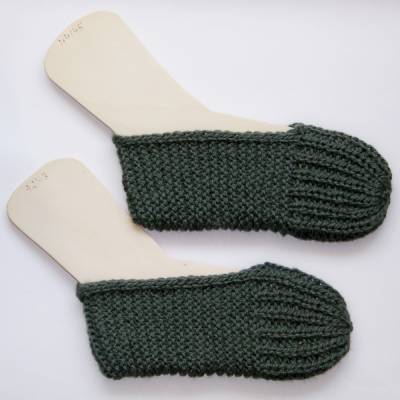 Puschen, Sofasocken Männer  42-51, Füßlinge Kuschelsocken handgestrickt Hausschuhe, Hüttenschuhe Gästehausschuhe Herren