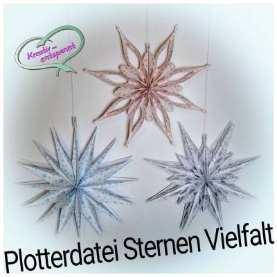 Plotterdatei Sternen Vielfalt