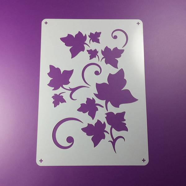 Schablone Efeu Ranke Weinlaub Ornament Rebe - BD28