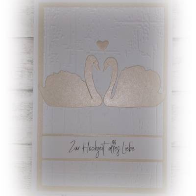 Karte zur Hochzeit ♥ Einladungskarte, Hochzeitseinladung, Dankeskarte ... Handmade