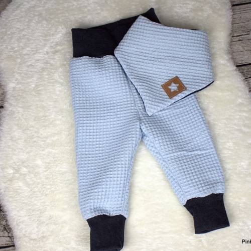 Set Pumphose/Halstuch,  Babyhose mit Halstuch, Dreieckstuch,  62/68 Baby