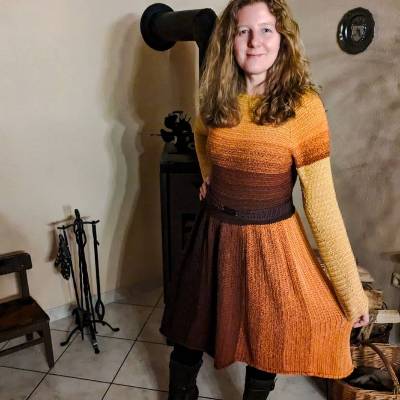 Häkelanleitung für das Kleid ,,4 Jahreszeiten