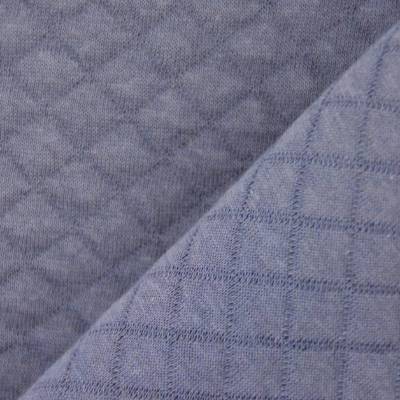 ♕ Steppsweat Steppstoff Baumwolle jeansblau mit Rauten 50 x 150 cm Sweat ♕