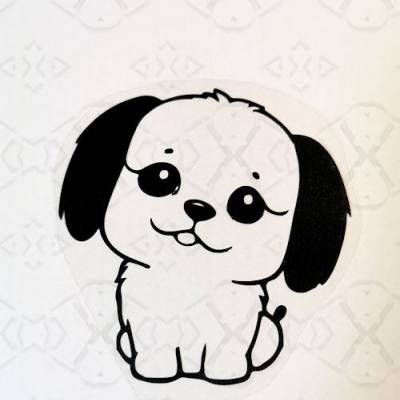 Bügelbild Hundi 01