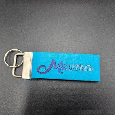 Schlüsselanhänger aus Filz Mama