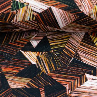 Baumwolljersey Patty grafisch, bunt/bordeaux (1m/17,-€)