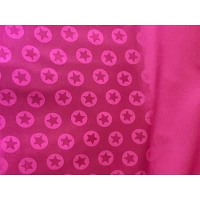 SOFTSHELL MAGIC * PINK* STERNE * Kuschelseite innen pink * ab 0,5 m x 1,45 m breit * Matschhose selber nähen *
