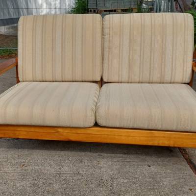 Zweisitzer-Sofa  skandinavisches Design  70er Jahre aus Schweden