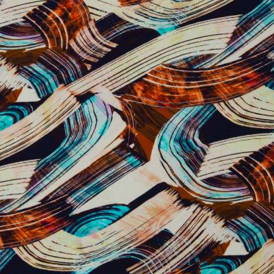 Modal Jersey Dalia grafisch bunt  Ökotex Standard 100 (1m/18,00 €)