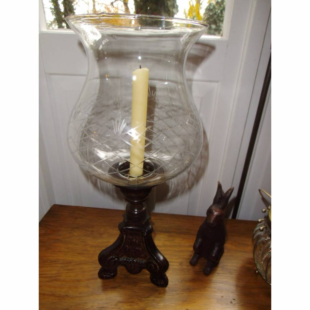 Jugendstil Windlicht Kerzenständer Kerzenhalter
