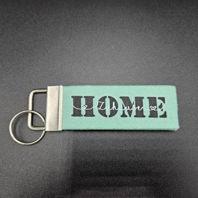Schlüsselanhänger aus Filz Home