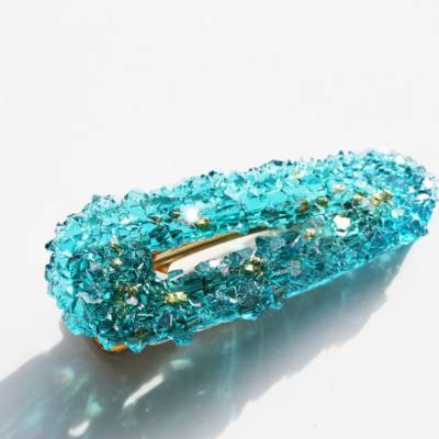 Haarspange "Druzy", resinart