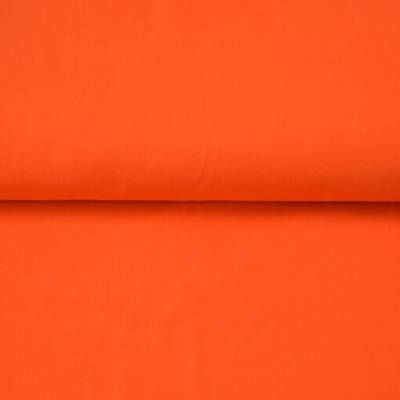 Baumwolljersey uni orange – Öko-Tex Meterware 160cm Breite | Stoff zum Nähen aus EU