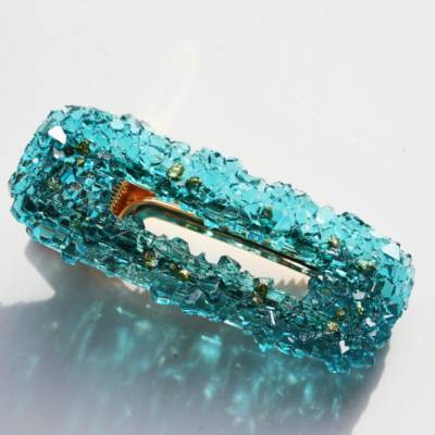 Haarspange "Druzy", resinart