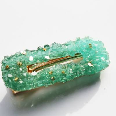 Haarspange "Druzy", resinart