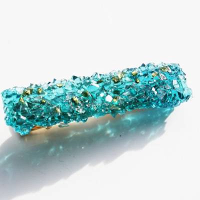 Haarspange "Druzy", resinart