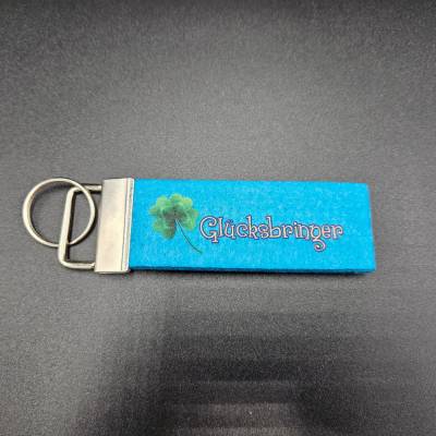 Schlüsselanhänger aus Filz Glücksbringer