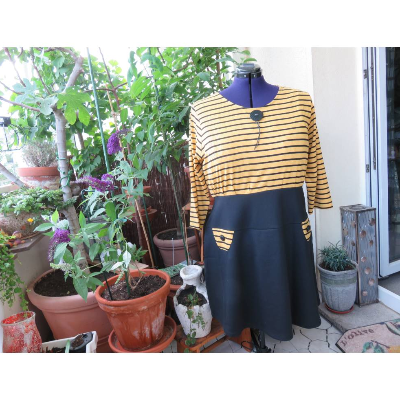 Damen - Kleid "Maja", Größe 48, aus Baumwolle