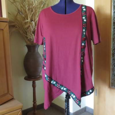 Damen Schirt " Edelweiß ",Gr. 52, auf in die Berge!