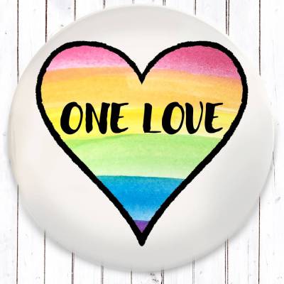 One Love Magnet Größe nach Wahl