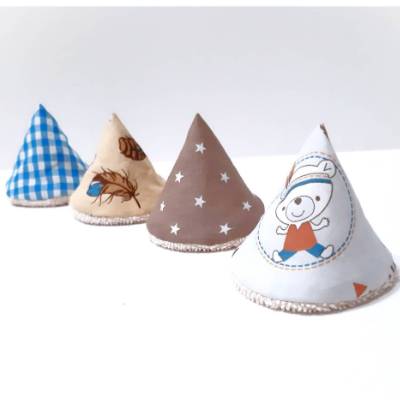 4er Set Wickelhütchen, Wickelzubehör