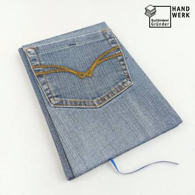 Kalender 2024, Jeans, DIN A5, Buchkalender