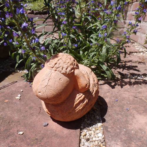 Wunderschönes Schaf Terrakotta Terracotta Handarbeit Garten Dekoration Terrasse Ton Figur Gartenfigur