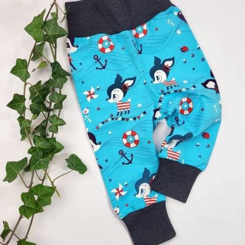 Pumphose Babyhose Mitwachshose Baggy Pants Gr. 62/68