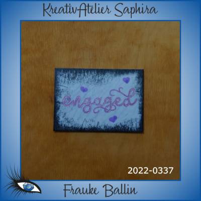 ►2022-0337◄ Magnet 7x5cm "engaged"