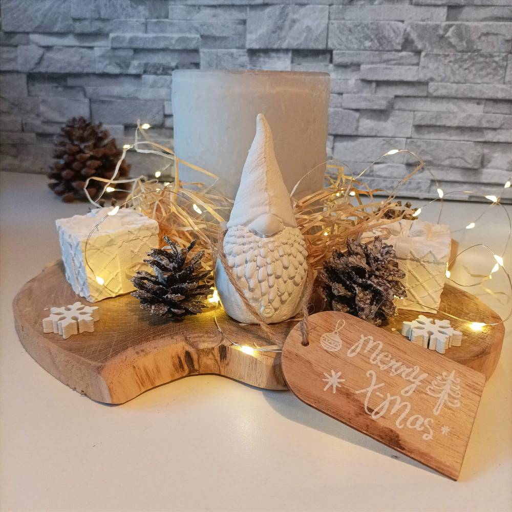 Wichtel Weihnachten, Raysin Wichtel, Deko Wichtel, Wichtelgeschenk, Deko Weihnachten, Deko weiß, Weihnachtsdeko