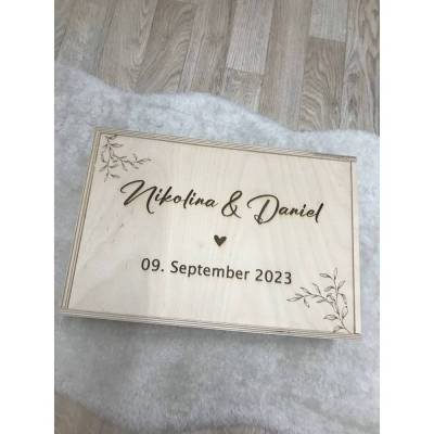 Geschenkekiste Errinerungskiste Erinnerungsbox Geschenkebox Hochzeit