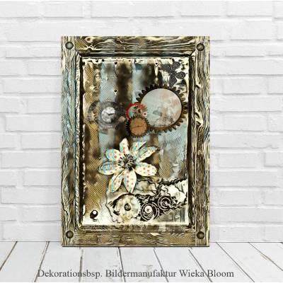 Collage im Vintage Style Shabby DIGITALES BILD ZUM DOWNLOAD & DRUCKEN Wanddeko Poster Karte Geschenk Printables