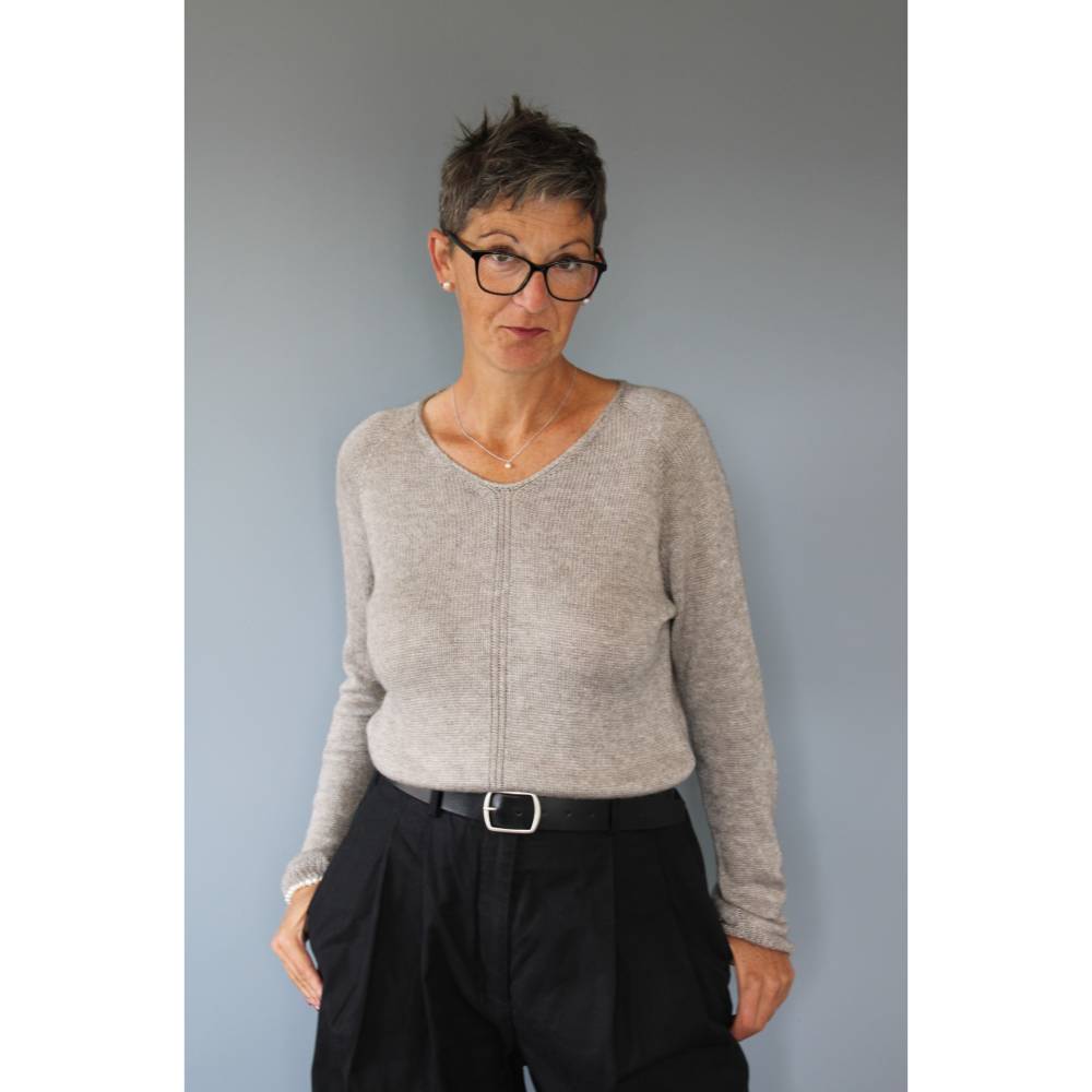 Anleitung: Moon River - Raglan Pullover RVO mit V-Ausschnitt stricken Bild 7