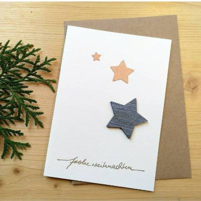 Weihnachtskarte "Sternenhimmel"