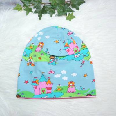 Beanie, Mütze, Kindermütze, Gr.49-53cm, Prinzessin